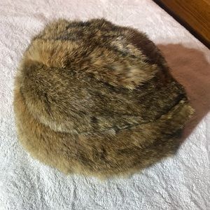 Vintage North King Rabbit Fur Trapper Flap Cap Hat